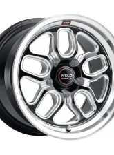 Weld Laguna Drag S152 Gloss Black Wheel w/ Milled Spokes 18x5 | 5x120.65 BC (5x4.75) | -10 Offset | 2.60 Backspacing                                     - S1528C063N10 - Image 2