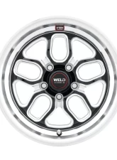 Weld Laguna Drag S152 Gloss Black Wheel w/ Milled Spokes 18x5 | 5x120.65 BC (5x4.75) | -10 Offset | 2.60 Backspacing                                     - S1528C063N10 - Image 2