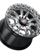 Weld Racing Belmont Beadlock S908 Wheel 17x10 5x120 ET42 BS  7.15 Gloss Black Milled 78.1                                     - S90870022P42 - Image 3