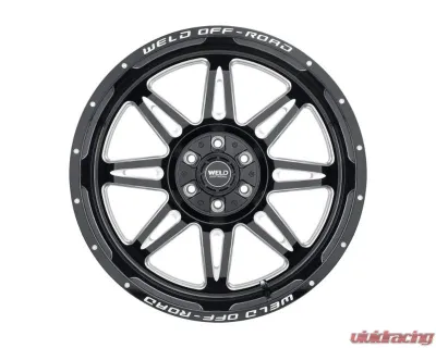 Weld Racing Cheyenne W132 Wheel 20x10 5x127 5x139.7 ET-18 BS  4.75 Gloss Black MIL 87.1 - W13200057475