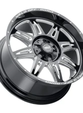 Weld Racing Cheyenne W132 Wheel 20x10 5x127 5x139.7 ET-18 BS  4.75 Gloss Black MIL 87.1                                     - W13200057475 - Image 2