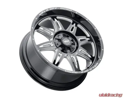 Weld Racing Cheyenne W132 Wheel 20x10 5x127 5x139.7 ET-18 BS  4.75 Gloss Black MIL 87.1 - W13200057475