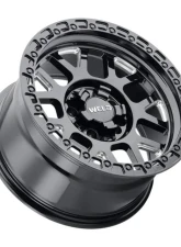 Weld Racing Cinch W105 Wheel 20x10 5x127 5x139.7 ET-18 BS  4.75 Gloss Black Milled | Gloss Black Ring 87.1                                     - W10500057476 - Image 3