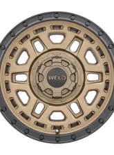Weld Racing Crux W120 Wheel 22x10 6x135 6x139.7 ET-18 BS  4.75 Satin Bronze | Satin Black ring 106.1                                     - W12020098475 - Image 2