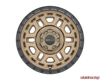 Weld Racing Crux W120 Wheel 22x10 6x135 6x139.7 ET-18 BS  4.75 Satin Bronze | Satin Black ring 106.1 - W12020098475