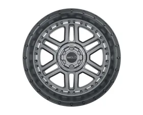 Weld Racing Crux W221 Wheel  20x9 6x135 6x139.7 ET00 BS  5.00 Satin Gunmetal | Black 106.1