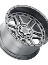 Weld Racing Crux W221 Wheel  20x9 6x135 6x139.7 ET00 BS  5.00 Satin Gunmetal | Black 106.1                                     - W22109098500 - Image 2