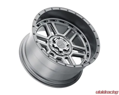 Weld Racing Crux W221 Wheel  20x9 6x135 6x139.7 ET00 BS  5.00 Satin Gunmetal | Black 106.1 - W22109098500