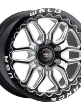 Weld Racing Laguna 6 Beadlock S903 Wheel 17x11 6x127 ET36 BS 7.375 Gloss Black Milled 78.1                                     - S90371181P36 - Image 3