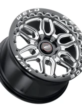 Weld Racing Laguna 6 Beadlock S903 Wheel 17x11 6x127 ET36 BS 7.375 Gloss Black Milled 78.1                                     - S90371181P36 - Image 3