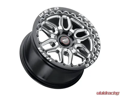 Weld Racing Laguna 6 Beadlock S903 Wheel 17x11 6x127 ET36 BS 7.375 Gloss Black Milled 78.1 - S90371181P36