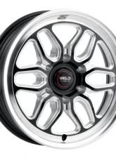 Weld Racing Laguna 6 Drag S153 Wheel 17x5 6x139.7 ET-25 BS 2.00 Gloss Black Milled 106.1                                     - S1537C084N25 - Image 3