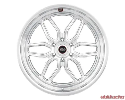 Weld Racing Laguna 6 S114 Wheel  22x9 6x139.7 ET25 BS  5.98 Gloss Silver Machined  106.1 - S11429084P25