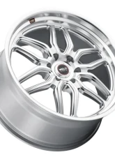 Weld Racing Laguna 6 S114 Wheel  22x9 6x139.7 ET25 BS  5.98 Gloss Silver Machined  106.1                                     - S11429084P25 - Image 3