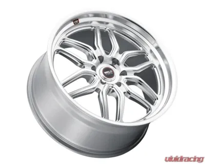 Weld Racing Laguna 6 S114 Wheel  22x9 6x139.7 ET25 BS  5.98 Gloss Silver Machined  106.1 - S11429084P25