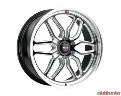 Weld Racing Laguna 6 S109 Wheel 22x9 6x139.7 ET25 BS  5.98 Gloss Black Milled 106.1 - S10929084P25
