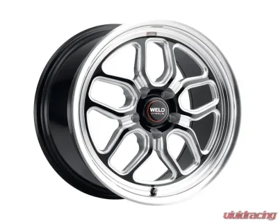 Weld Racing Laguna Drag S152 Wheel 18x8 5x120 ET15 BS 5.1 Gloss Black Milled 78.1 - S15288022P15