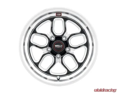 Weld Racing Laguna Drag S152 Wheel 18x8 5x120 ET15 BS 5.1 Gloss Black Milled 78.1 - S15288022P15