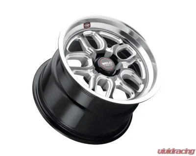 Weld Racing Laguna Drag S152 Wheel 18x8 5x120 ET15 BS 5.1 Gloss Black Milled 78.1 - S15288022P15