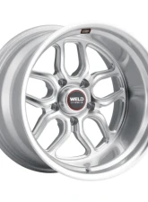 Weld Racing Laguna S114 Wheel 17x11 5x127 ET-44 BS 4.25 Gloss Silver Machined 78.1                                     - S11471173425 - Image 3