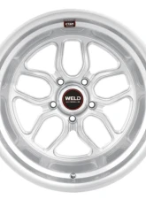 Weld Racing Laguna S114 Wheel 17x11 5x127 ET-44 BS 4.25 Gloss Silver Machined 78.1                                     - S11471173425 - Image 2