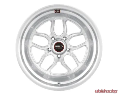 Weld Racing Laguna S114 Wheel 17x11 5x127 ET-44 BS 4.25 Gloss Silver Machined 78.1 - S11471173425