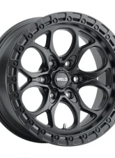 Weld Racing Ledge 6 W108 Wheel 18x9 6x139.7  ET00 BS  5.00 Satin Black Ring 106.1                                     - W10889084501 - Image 3