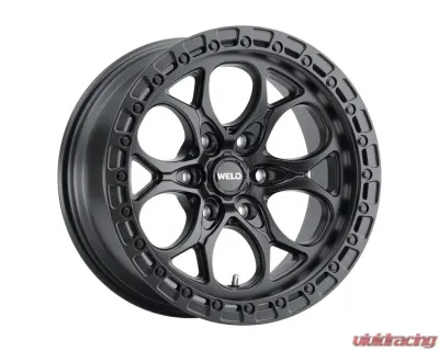 Weld Racing Ledge 6 W108 Wheel 18x9 6x139.7  ET00 BS  5.00 Satin Black Ring 106.1 - W10889084501