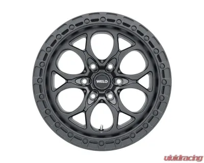 Weld Racing Ledge 6 W108 Wheel 18x9 6x139.7  ET00 BS  5.00 Satin Black Ring 106.1 - W10889084501