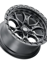 Weld Racing Ledge 6 W108 Wheel 18x9 6x139.7  ET00 BS  5.00 Satin Black Ring 106.1                                     - W10889084501 - Image 3