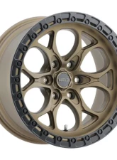 Weld Racing Ledge 6 W106 Wheel 18x9 6x135  ET00 BS  5.00 Satin Bronze | Satin Black Ring 87.1                                     - W10689089501 - Image 3