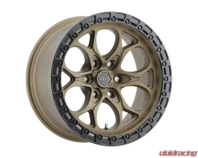 Weld Racing Ledge 6 W106 Wheel 18x9 6x135  ET00 BS  5.00 Satin Bronze | Satin Black Ring 87.1 - W10689089501