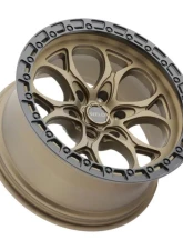 Weld Racing Ledge 6 W106 Wheel 18x9 6x135  ET00 BS  5.00 Satin Bronze | Satin Black Ring 87.1                                     - W10689089501 - Image 3