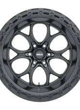 Weld Racing Ledge 6 W107 Wheel 18x9 6x135  ET-12 BS  4.51 Satin Gunmetal | Satin Black Ring 87.1                                     - W10789089451 - Image 2