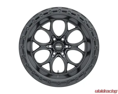 Weld Racing Ledge 6 W107 Wheel 18x9 6x135  ET-12 BS  4.51 Satin Gunmetal | Satin Black Ring 87.1 - W10789089451