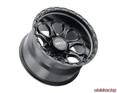 Weld Racing Ledge 8 W108 Wheel 20x10 8x180  ET-18 BS  4.75 Satin Black | Satin Black Ring 124.3 - W10800018476