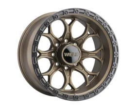 Weld Racing Ledge 8 W106 Wheel  20x10 8x170  ET-18 BS  4.75 Satin Bronze | Satin Black Ring 125.1