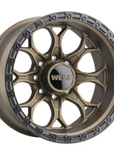 Weld Racing Ledge 8 W106 Wheel  20x10 8x170  ET-18 BS  4.75 Satin Bronze | Satin Black Ring 125.1                                     - W10600017476 - Image 3