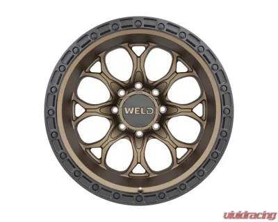 Weld Racing Ledge 8 W106 Wheel  20x10 8x170  ET-18 BS  4.75 Satin Bronze | Satin Black Ring 125.1 - W10600017476