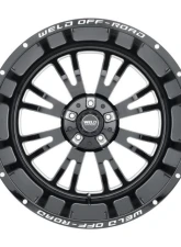 Weld Racing Slingblade W158 Wheel 20x10 6x135 6x139.7 ET-18 BS 4.75 Gloss Black MIL 106.1                                     - W15800098475 - Image 3