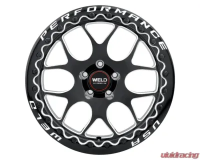 Weld Racing Solana Beadlock S910 Wheel 18x10.5 5x120.65 ET65 BS 8.3 Gloss Black Milled 70.3 - S91080562P65