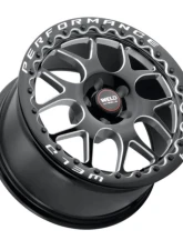 Weld Racing Solana Beadlock S910 Wheel 18x10.5 5x120.65 ET65 BS 8.3 Gloss Black Milled 70.3                                     - S91080562P65 - Image 3