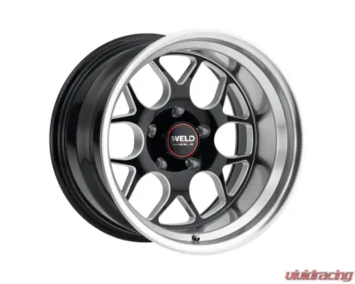 Weld Racing Solana S110 Wheel 22x10.5 5x127 ET13 BS  6.25 Gloss Black Milled 78.1 - S11020573625