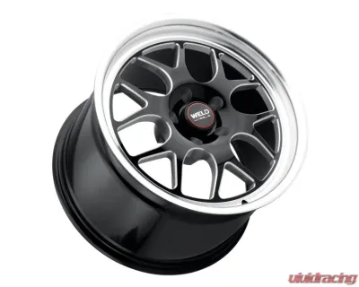 Weld Racing Solana Drag S160 Wheel 17x10 6x139.7 ET25 BS  6.48 Gloss Black Milled 106.1 - S16070084P25