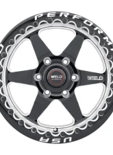 Weld Racing Ventura 6 Beadlock S909 Wheel 20x10 6x139.7 ET12 BS 6.00 Gloss Black Milled 106.1                                     - S90900084P12 - Image 2