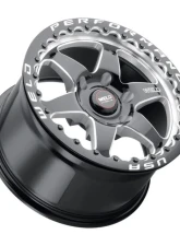 Weld Racing Ventura 6 Beadlock S909 Wheel 20x10 6x139.7 ET12 BS 6.00 Gloss Black Milled 106.1                                     - S90900084P12 - Image 3