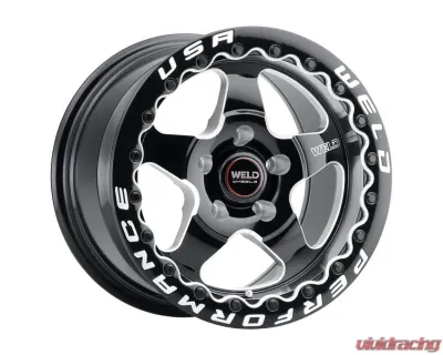 Weld Racing Ventura Beadlock S905 Wheel 17x10 5x120 ET42 BS  7.15 Gloss Black 78.1 - S90570022P42
