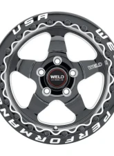 Weld Racing Ventura Beadlock S905 Wheel 17x10 5x120 ET42 BS  7.15 Gloss Black 78.1                                     - S90570022P42 - Image 2