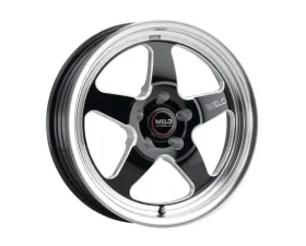 Weld Racing Ventura Drag S155 Wheel 20x8 5x114.3 ET00 BS  4.5 Gloss Black Milled 78.1