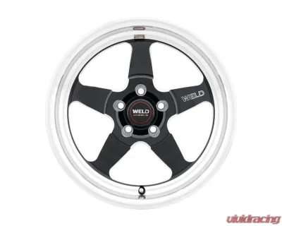 Weld Racing Ventura Drag S155 Wheel 20x5 5x114.3 ET-38 BS  1.5 Gloss Black Milled 78.1 - S1550C067N38